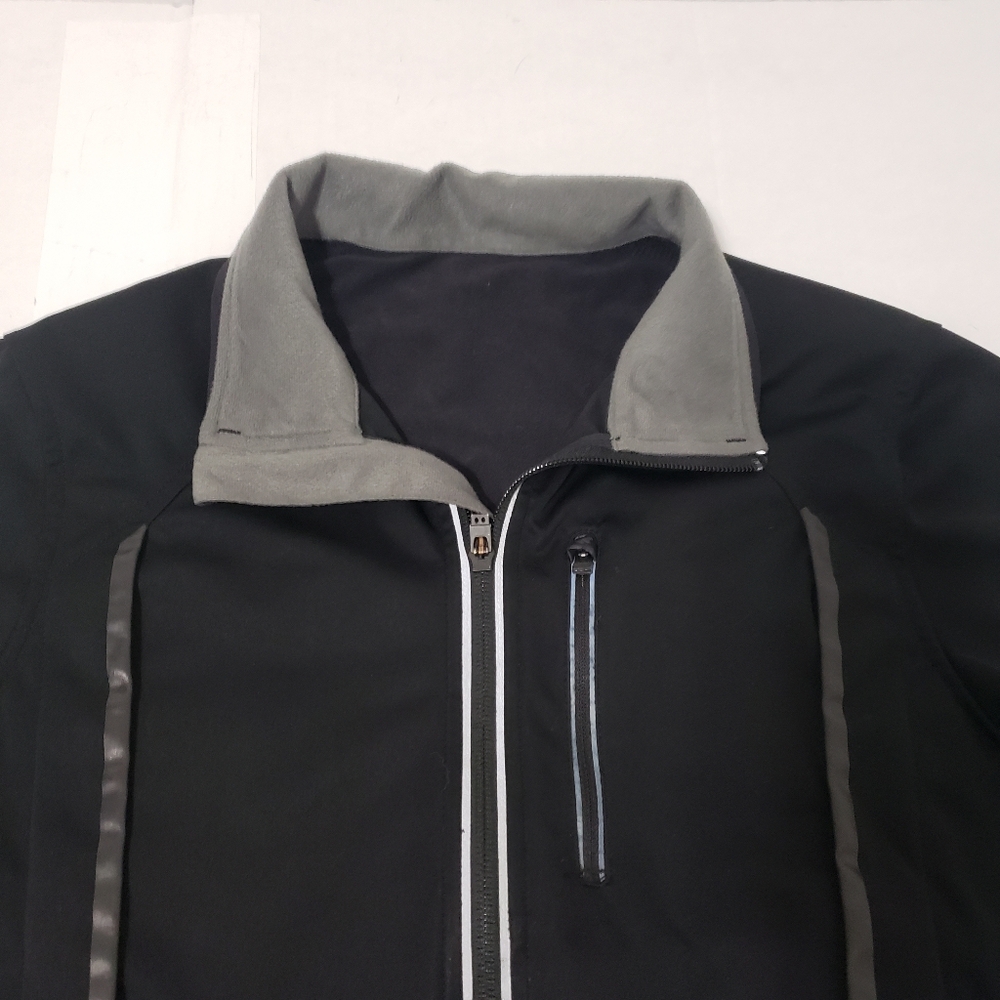 Lululemon athletica full zip Jacket Hoodie Men's sz small black - Picture 2 of 11
